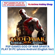 【PSP GAMES Main DI PC Iphone Android phone 】PSP Game God Of War Ghost of Sparta Krato God Battle pho