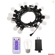 Limited Time Sale Neoglint 15M/49FT S14 String Lights 15 Hanging Sockets 16 E26 1W LED Bulbs 2700K W