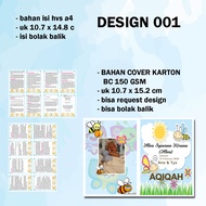 ISI 30 PCS BUKU DESIGN 1 - 3 CETAK BUKU AQIQAH RISALAH AQIQAH PLUS PRINT CETAK NAMA / BUKU RISALAH A