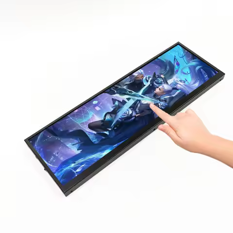 12.7 inch stretched bar LCD Touch monitor 2880x864 IPS LCD For raspberry pi Car Industrial advertisi
