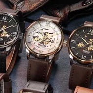 BELLEDA 9471 KULIT Jam Tangan Pria Otomatis Series Belleda Tali Kulit Anti Air