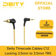 Deity Microphones C12 Locking 3.5mm TRS to TRS Coiled Audio Cable