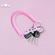 Plastic Spring Rope, Keychain Spring, Mobile Phone Anti-lost Rope, Retractable Spring Lanyard, Keych