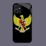 HK-59 Indonesia logo Glass Casing for VIVO iQOO Y22 Y28 V25 Y35 Y22S Y55 Z6 Y75 5G