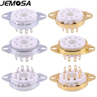 B9D Valve Socket Ceramic Big 9Pins Tube Socket GZC9-2-F For EL504 PL504 EL519 PL519 6p12p Vacuum Tub