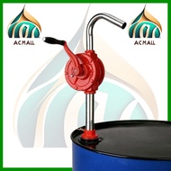 44 Gallon Rotary Oil Pump  / Diesel Manual Hand Pump / Drum Pump / Cast Steel