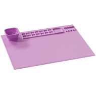 Silicone Painting Mat with Cup Silicone Painting Mat for Kids Silicone Craft Mat for Painting for Resin, DIY &amp; Art Work, 1 PCS Purple Silica Gel