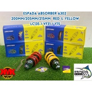 ESPADA A302 Absorber LC135 Y15 VF31 200MM 205MM 215MM RED YELLOW