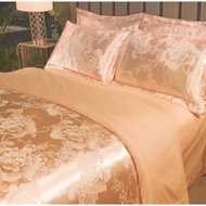 [Ready Stock]8pcs Cadar Pengantin Satin Jacquard+cotton/ 8 in 1 high quality bedding set