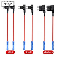 BEEYE Fuse Tap Adapter, Mini 12V/24V Car Fuse Holder Tap, Standard Automotive Fuse Extender