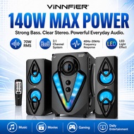 Vinnfier Champ 202 BTR Bluetooth Multimedia 2.1 Speaker with Karaoke System FM Radio USB SD Card Slo