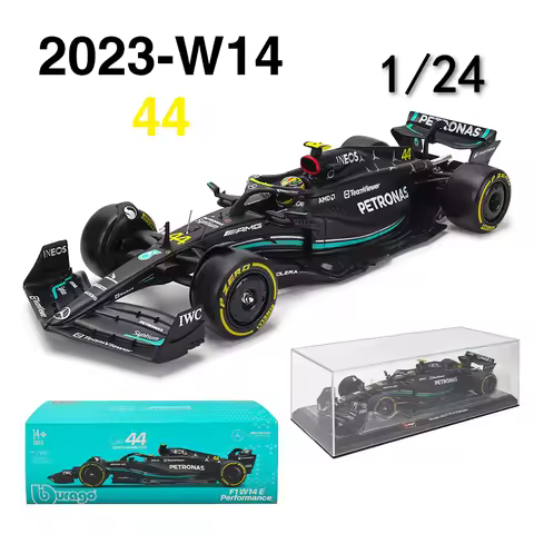 Bburago 1:24 2022~2024 F1 serie various style Ferrari SF23 Red Bull RB19 Benz W14 Highly-detailed di