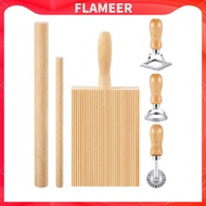 [FlameerMY] Gnocchi Pasta Maker Ravioli Stamp Cutters Gnocchi Board Pasta Making Tool Set for Homema