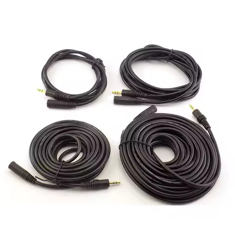 1.35/2.6/4.5/9M 3.5mm Stereo Male to Male Jack Male to Female Audio Aux cable Extension Cable Cord f