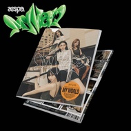 Korea origin ✨ aespa album aespa aespa- 3rd mini album [MY WORLD] (Tabloid Ver.)