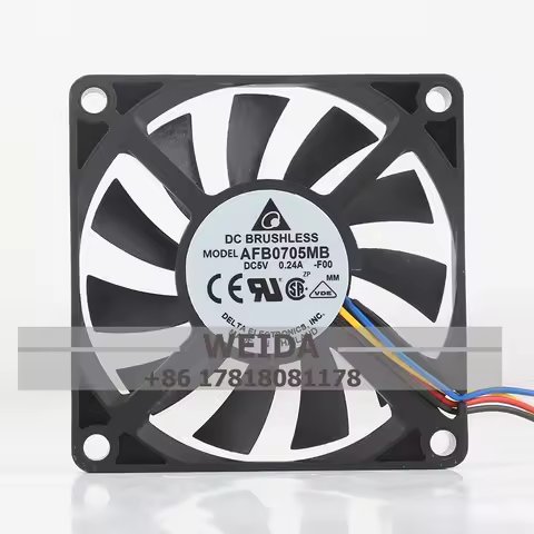 Original Delta 7010 AFB0705MB DC5V 12V 24V 0.24A 7CM silent USB graphics card Ultra-thin cooling fan