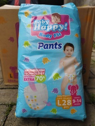 Baby Happy Pampers Popok Celana  M32/L28/XL26