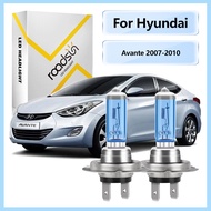 【Fit For Hyundai Avante 2007-2010】Super White Car Headlight Bulbs Halogen 100W 900% Brightness Headl