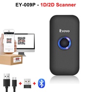Eyoyo Mini Portable 1D 2D Bluetooth Barcode Scanner QR Code Screen Image Reader PDF417 Data Matrix C