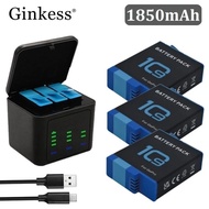 Battery For Gopro Hero 9 Hero 10 Batteries Charger With LED 1850mAh For Gopro Hero 10 9 Sports Camer