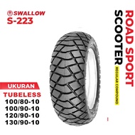 Piaggio VESPA Motorcycle Swallow S-223 Tubeless Tire Ring 10 Size 100/80-10 100/90-10 120/90-10 130/