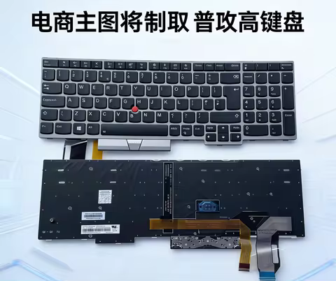 Original New UK GR DN IT Languag For Lenovo ThinkPad E580 E590 T590 P53S L590 P52 P53 P73 Laptop Key