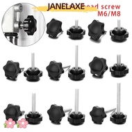 JANELAXE932QW 4PCS Star Knobs Grips M6 M8 Practical Clamping Nut Thumb Screw