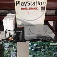 原廠盒裝 Sony PlayStation PS1 遊戲主機 包含全新改機破解 電容換新