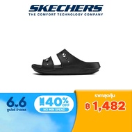 Skechers สเก็ตเชอร์ส รองเท้าแตะ ผู้หญิง Foamies Arch Fit Wave Sandals - 111440-BLK