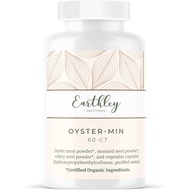 Earthley Wellness Oyster-Min, Oyster Meat Powder, Provides Natural Energy & Supports Immunity (60 Ca
