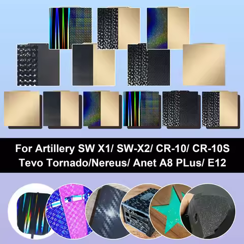 310x310mm PEO PET H1H PEI Sheet Build Plate For Creality CR-10 CR-10S/10 S3 Artillery Sidewinder X1/