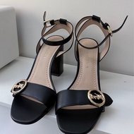 COACH 馬車質感粗跟鞋