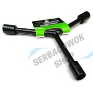 Tekiro Y-Shock Socket Wrench Tip Wrench 10,12,13,14,17mm Quality Socket Wrench Set