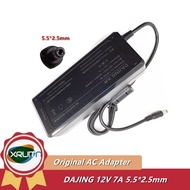 Genuine DAJING 12V 7A AC DC Adapter Charger DJ-120700-SA 84W Power Supply 5.5*2.5mm