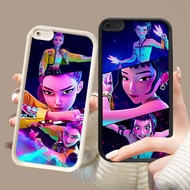 DK-58 Demon Hunter Girls Silicone Casing black white for OPPO Realme Narzo Narzo50iPrime A37 C30S A3