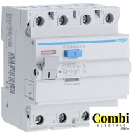 hager ELCB / RCCB 4P 40A  30mA / 100mA / 300mA   RCCB