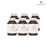 Moleculogy [Set 6 ชิ้น] Glassy X 500 ผลิตภัณฑ์เสริมอาหาร กลาสซี่ เอ็กซ์ 500 6 กระปุก (60เม็ด/กระปุก)