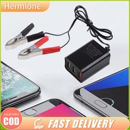 3-Port 5V DC Converter Battery clip charger for Phone Laptops USB Converter Regulator DC Power Adapt