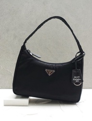 Original - Prada Reedition Bag 2000 Black Nylon Tas