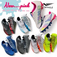 รองเท้าสตั๊ด WINGZ 1010 ฮิตติดกระแส คนรุ่นใหม่  สปอร์ตแมน  ไซส์ 36-45 มีสีใหม่มา Pinkblue