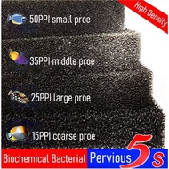 25/35/50PPI Bio Sponge Filter Media Pads Cut-to-fit Foam for Aquarium Fish Tanks Koi Ponds Filter Fo