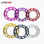 Litepro 50 54 56T Oval Narrow Wide Chainring Folding Bicycle 130BCD Aluminum Alloy Hollow Chainwheel