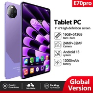 202510. 3cm Tablet PC E70PRO Android High-Definition E-Commercial Foreign Trade Dual Card