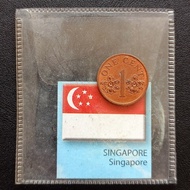 Koin Singapura 1 Cent | Uang Luar Negeri Asing Mancanegara TP5gp
