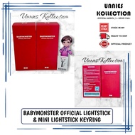 🔥READY STOCK🔥  BABYMONSTER OFFICIAL LIGHTSTICK & MINI LIGHTSTICK KEYRING