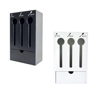 [kbwiik] Wooden Utensil Holder, Cutlery Dispenser, Wooden Drawer, Cutlery Rack, Tabletop Cutlery Dis