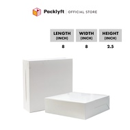 Packlyft Pizza Box Artcard Non-Window 8"x8"x2.5"