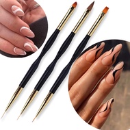 PERALATAN 2-sided Nail Art Brush Liner Nail Art Brush Nail Art Equipment