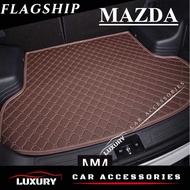 Mazda 3 Mazda 6 CX3 CX5 CX8 CX30 Rear Boot Leather Cover Leather Mat Raer Boot Cover Protection Interior Accessories