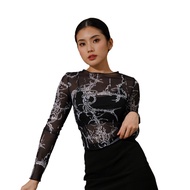 Ladida - Lisbon Top | Sheer Top Mesh Top Transparent Women's Top